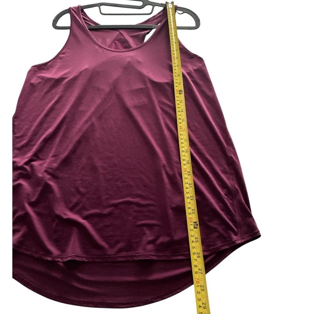 Lululemon Athletica Women's Essential Pleated Marvel Red Purple Tank M/L (8-10) - Picture 7 of 12